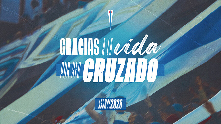 Abonos Universidad Católica 2026 · Estándar, Plus y Premium · Gracias a la vida por ser Cruzado. Asegura tu entrada ahora en Punto Ticket.