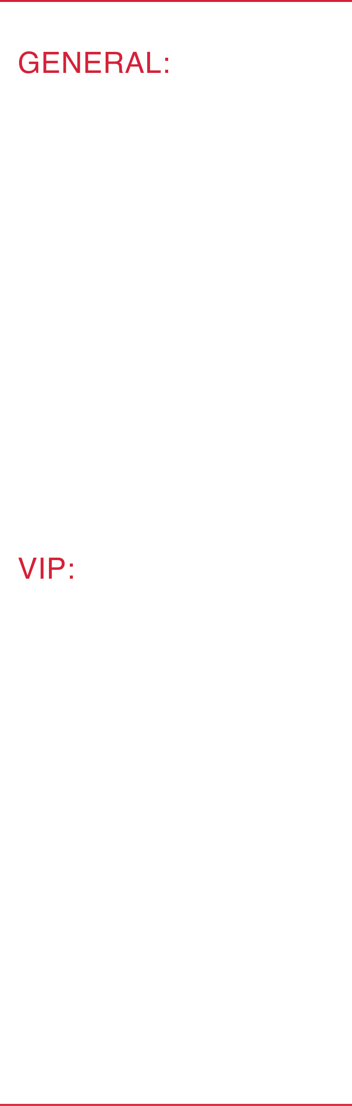 datos general y vip