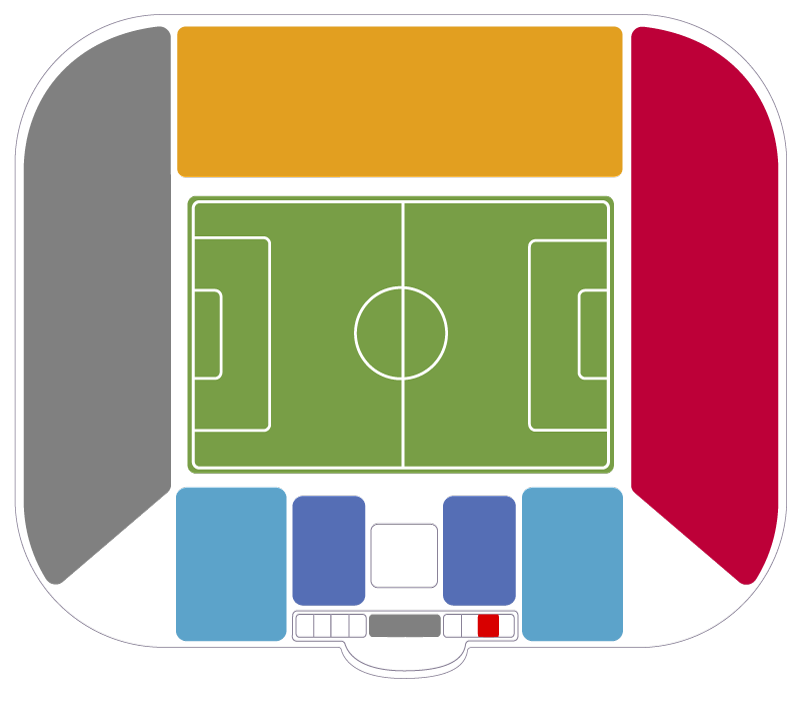 mapa Estadio Santa Laura - Universidad SEK