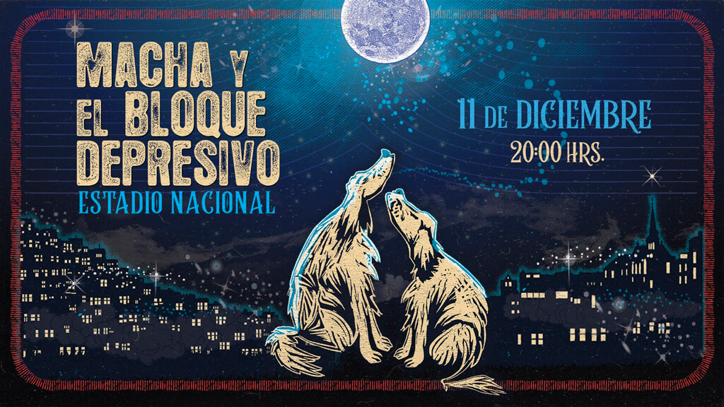 Macha y el Bloque Depresivo en Chile 2026 | Estadio Nacional – 11 de diciembre 20:00 hrs
