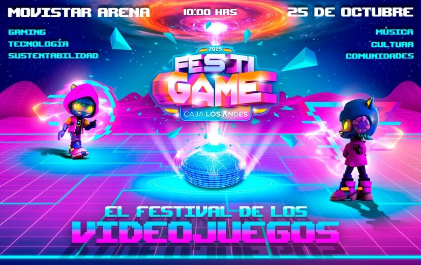 Festigame 2025 - 25 de octubre en Movistar Arena | Entradas en Punto Ticket