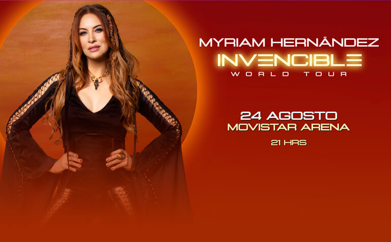myriam hernadez invencible world tour