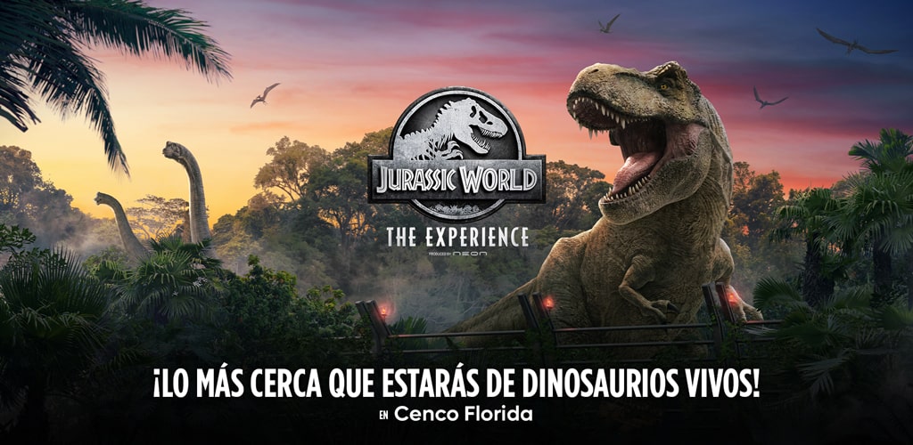 Jurassic World The Experience en Chile | Desde el 14 de noviembre en Mall Cenco Florida