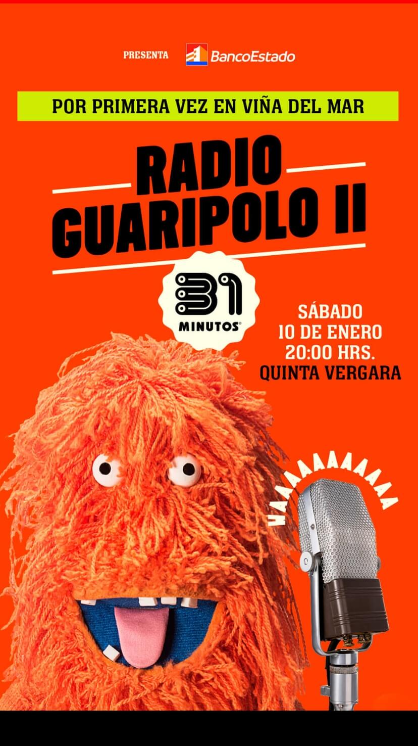 Radio Guaripolo II - 10 de enero 2026 en Quinta Vergara, Viña del Mar | Entradas por Punto Ticket