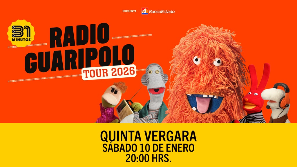 Radio Guaripolo II - 10 de enero 2026 en Quinta Vergara, Viña del Mar | Entradas por Punto Ticket
