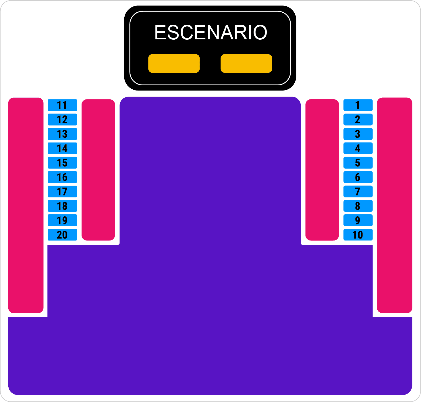 mapa evento
