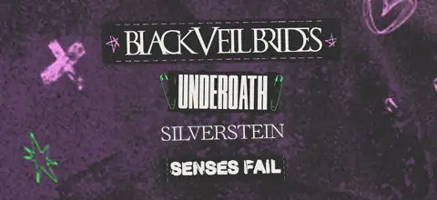  Black Veil Brides + Underoath + Silverstein Teatro Coliseo - Santiago Centro