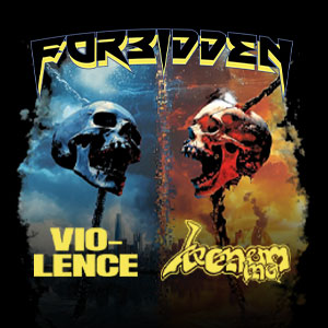 Imagen FORBIDDEN + VIO-LENCE + VENOM INC