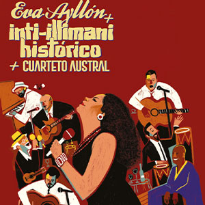 Imagen Eva Ayllón+Inti Illimani Histórico+Cuarteto Austral