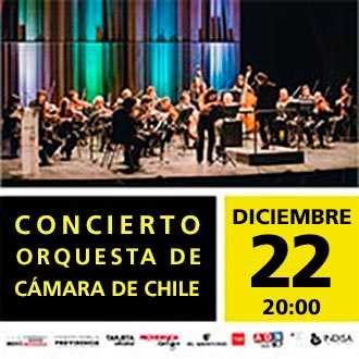  Concierto Orquesta de Cámara de Chile Teatro Oriente - Providencia