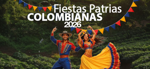  Fiestas Patrias de Colombia 2026 Cúpula Parque O'Higgins - Santiago Centro