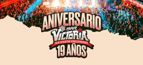  Aniversario 19 Años Bar Victoria Teatro Caupolicán - Santiago Centro