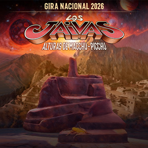 Afiche de Los Jaivas 2026 Gira 45 años alturas de Macchu Picchu - Osorno