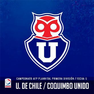  Universidad de Chile vs. Coquimbo Unido Estadio Nacional - Ñuñoa